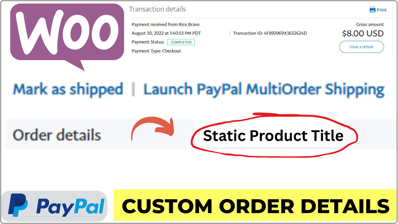 Hide/Change Product Names in PayPal Transactions (WordPress WooCommerce) 2025