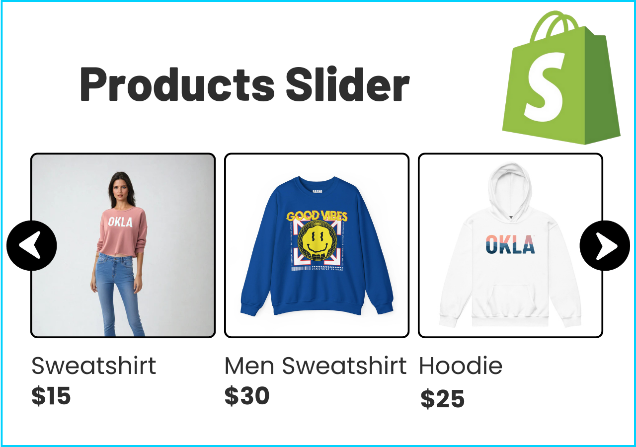 Add Products Slider Section in Shopify Store