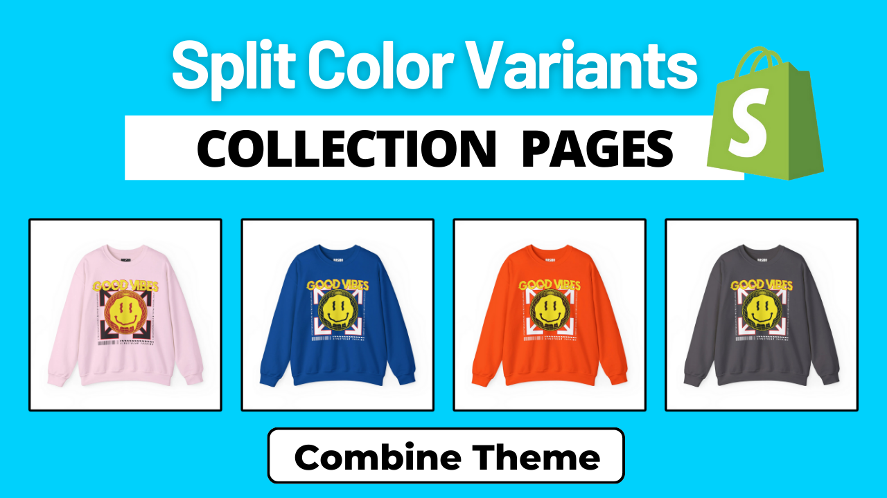 Products By Color Variants - Combine Theme