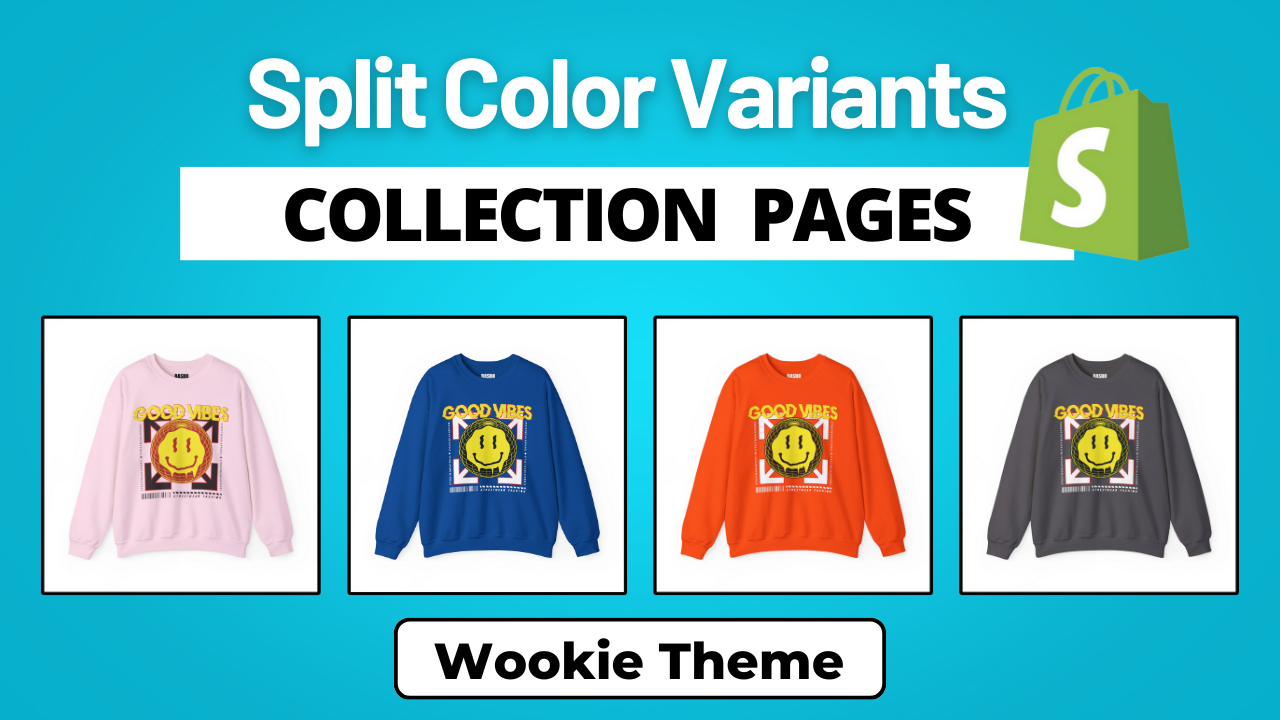Display Color Variants as Separate Products - Shopify Wokiee Theme