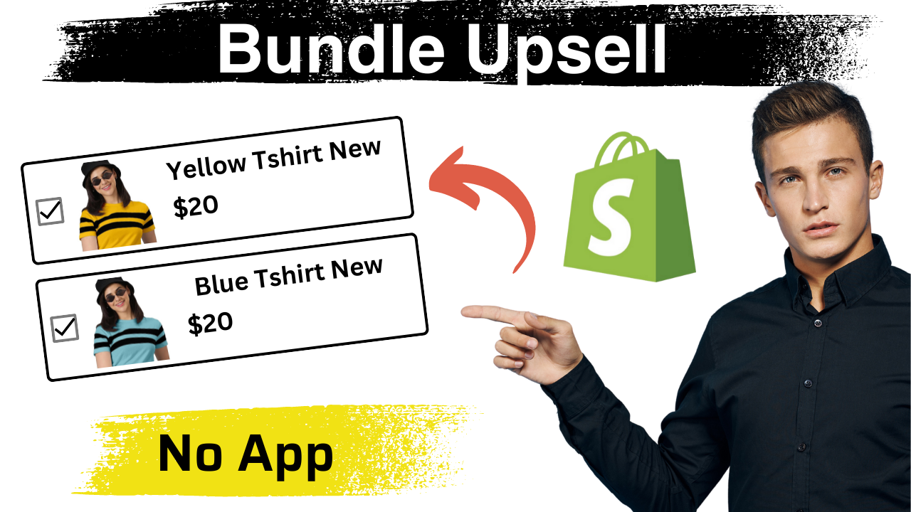 How to Add Bundle Upsell Addon Products in Shopify | Without App