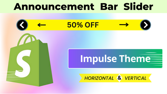 Sliding Announcement Bar Impulse Theme - Impulse Theme