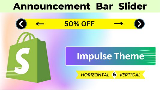 Sliding Announcement Bar Impulse Theme