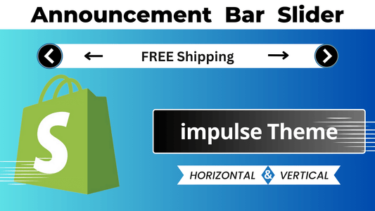 Sliding Announcement Bar in  Shapes Theme