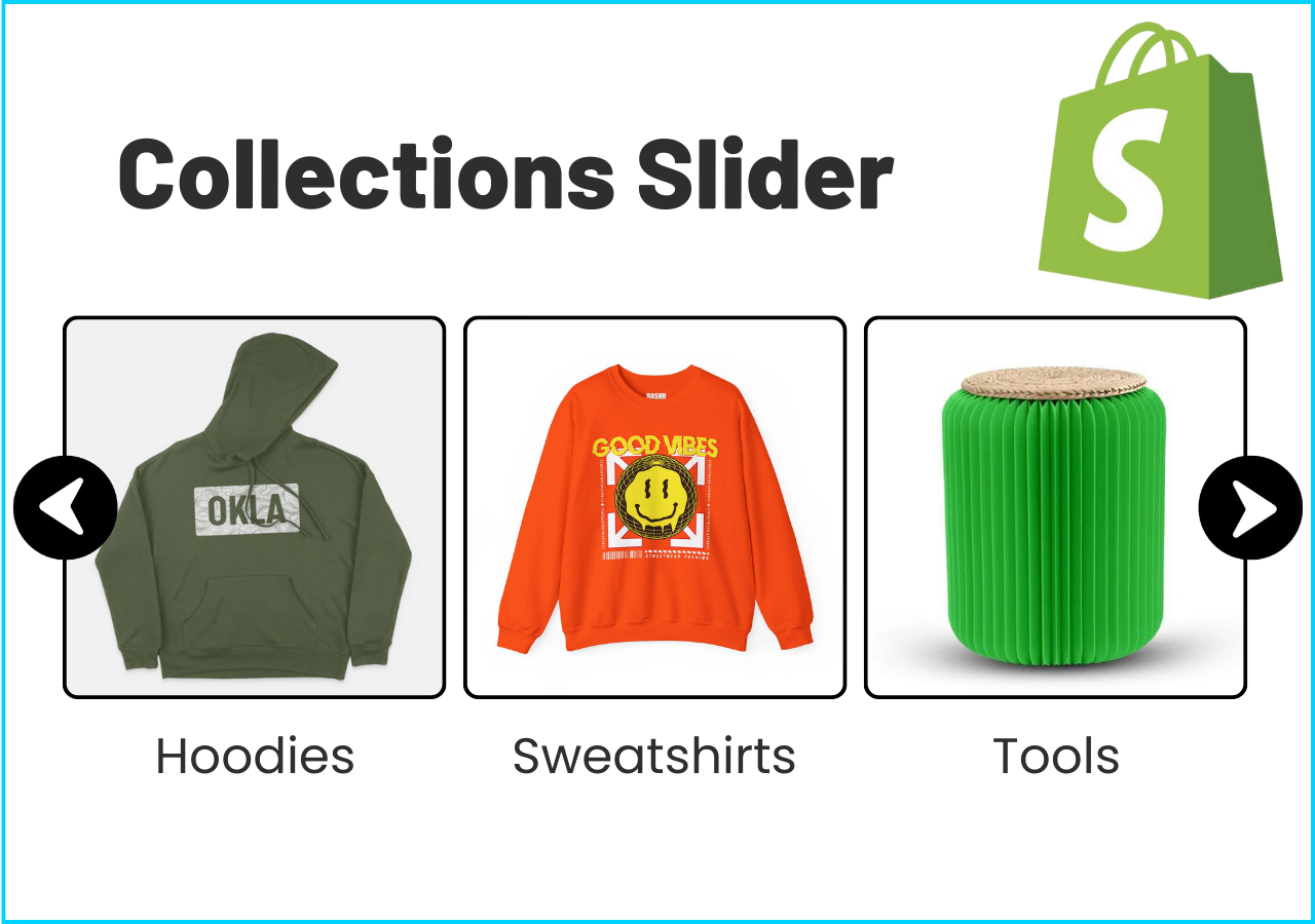 Add Collections Slider in Shopify Store
