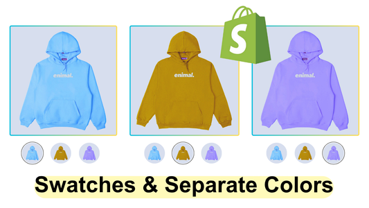 How to Add IMAGE Swatches on Collection Page + Show Color Variants as Separate Products – Shopify