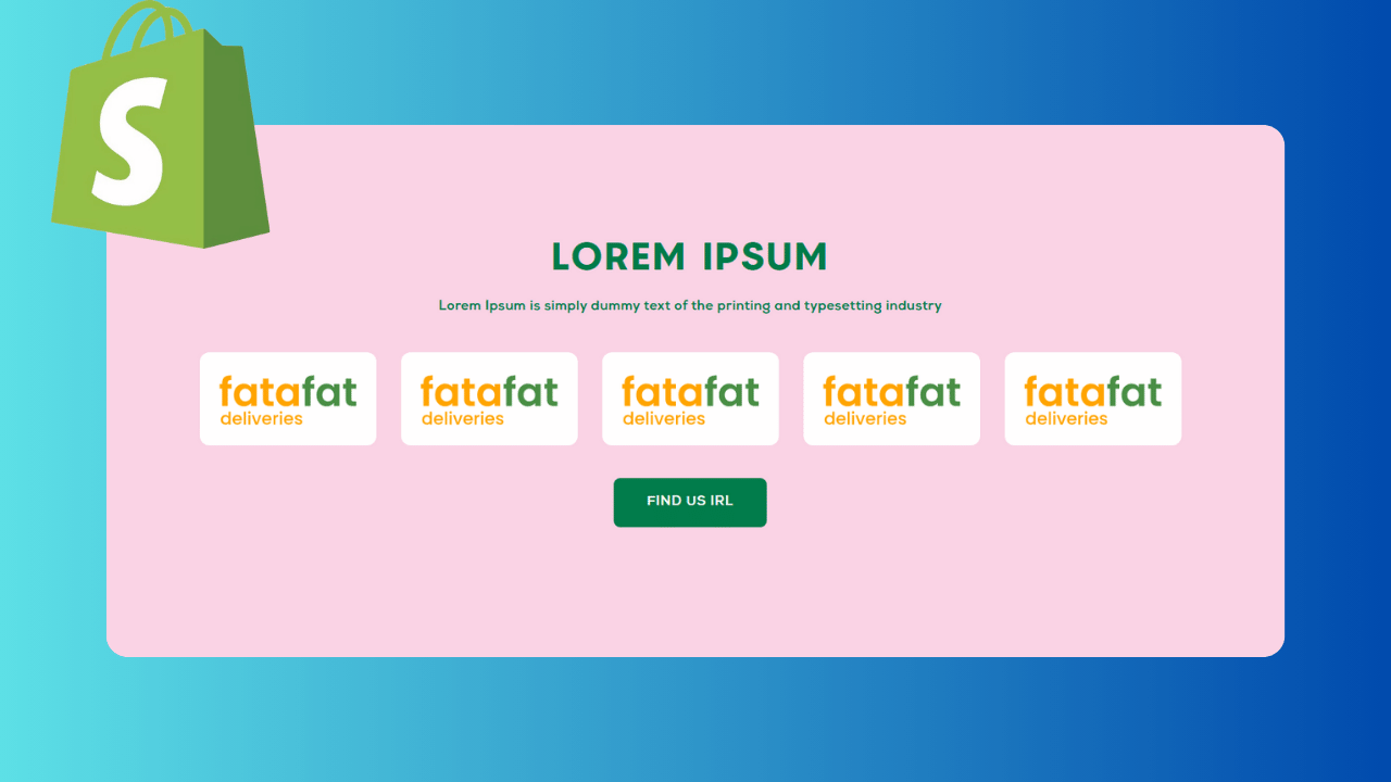 Find Us Section for Shopify