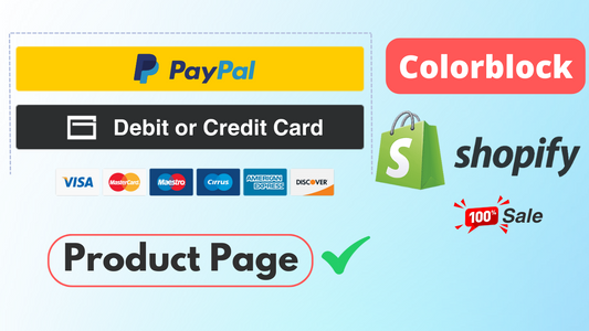 PayPal Smart Buttons Product Page - Colorblock Theme