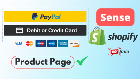 PayPal Smart Buttons Product Page - Sense Theme