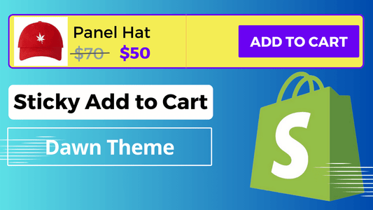 How to add Sticky Add to Cart button on Shopify DAWN Theme