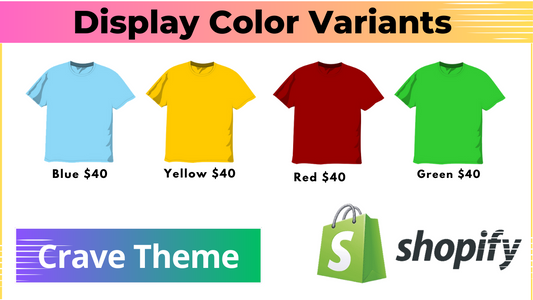 Products By Color Variants - Crave Theme